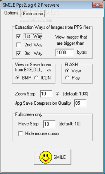 Smile Pps2Jpg screenshot 2