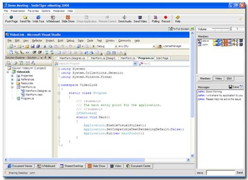 SmileTiger eMeeting Server screenshot