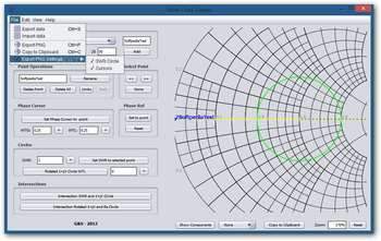 Smith Chart screenshot 2