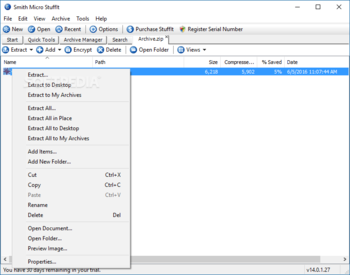 Smith Micro StuffIt (formerly StuffIt Deluxe 2010) screenshot 4