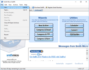 Smith Micro StuffIt (formerly StuffIt Deluxe 2010) screenshot 5