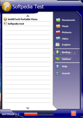 SmithTech Portable Menu screenshot