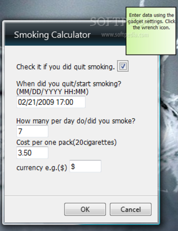 Smoking Calculator screenshot 2