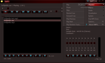 SMP3 screenshot 2