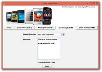 SMS Application screenshot 3