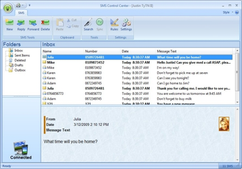 SMS Control Center screenshot