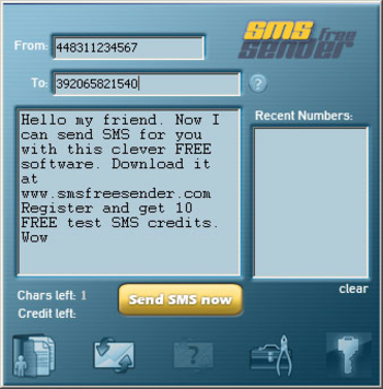 SMS Free Sender screenshot