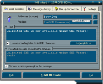 SMS Wizard LITE screenshot 3