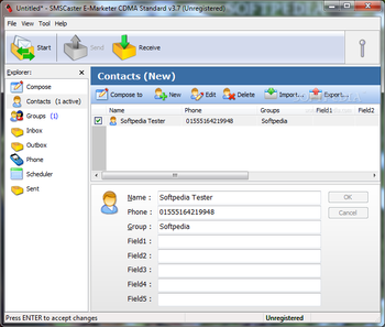 SMSCaster E-Marketer CDMA screenshot 2