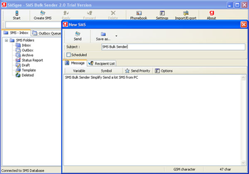 SMSgee SMS Bulk Sender screenshot