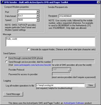 SMS/MMS SDK screenshot 2