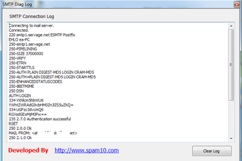 SMTP Diag Tool screenshot