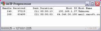 SMTP Preprocessor screenshot