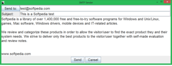 SMTP Sender screenshot