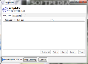 smtp4dev screenshot 2