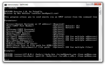 SMTPCMD screenshot 3