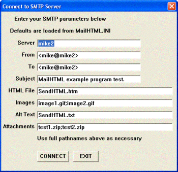 SMTP/POP3/IMAP Email Engine for COBOL screenshot