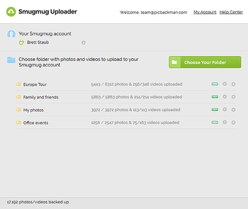 Smugmug Uploader screenshot 2