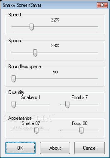 Snake ScreenSaver screenshot