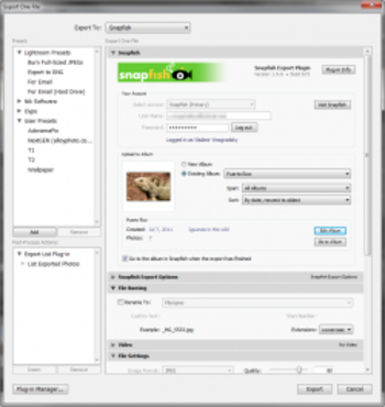 Snapfish screenshot