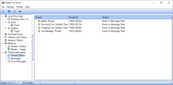Snappy Fax Network Server screenshot