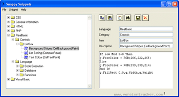 Snappy Snippets screenshot