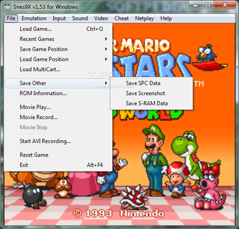 Snes9x screenshot 2