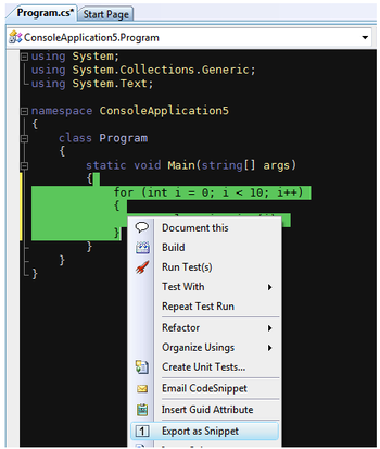 Snippet Designer screenshot 3