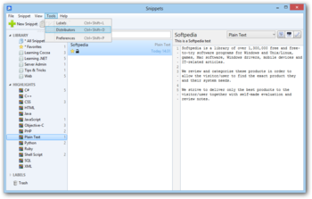 Snippets screenshot 4