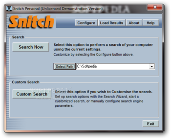 Snitch screenshot