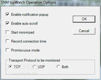 SNM tcpWatch screenshot 2