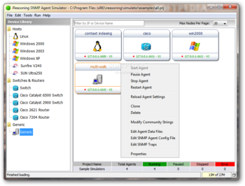 SNMP Agent Simulator screenshot