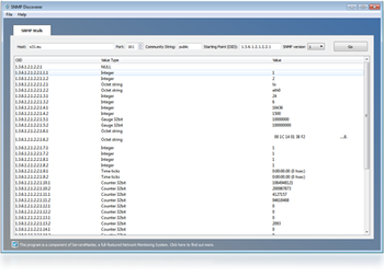 SNMP Discoverer screenshot