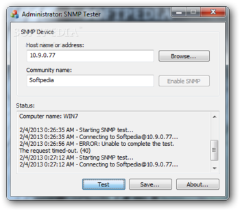 SNMP Tester screenshot