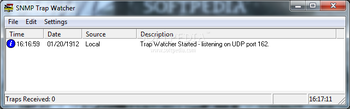 SNMP Trap Watcher screenshot