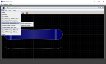 snoCAD-X screenshot 2