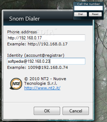 Snom Dialer screenshot 2