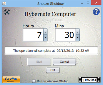 Snooze Shutdown screenshot