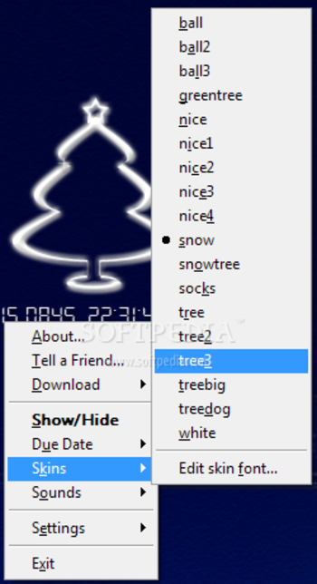 Snow Christmas Tree screenshot 2