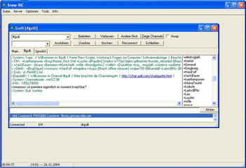 Snow-IRC screenshot