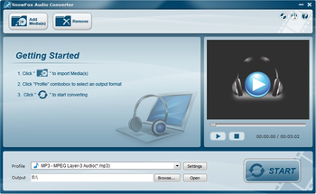 SnowFox Audio Converter screenshot 2