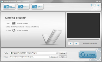 SnowFox iPhone Video Converter screenshot 2