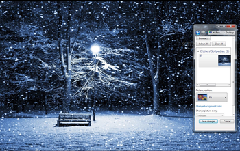 Snowing screenshot