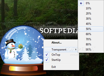 Snowman Snow Globe screenshot