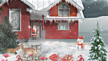 Snowy Christmas 3D screenshot 2