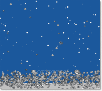 Snowy Desktop Screen Saver screenshot