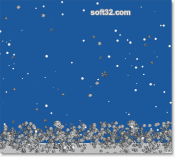Snowy Desktop Screen Saver screenshot 2
