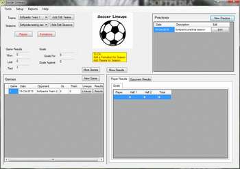 Soccer Lineup Manager screenshot