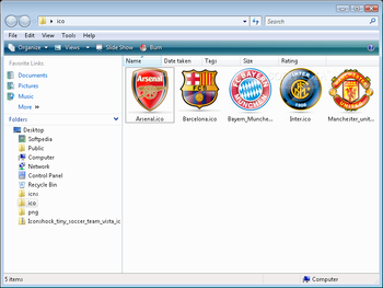 Soccer Team Icons screenshot