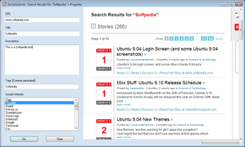 Social Submit screenshot